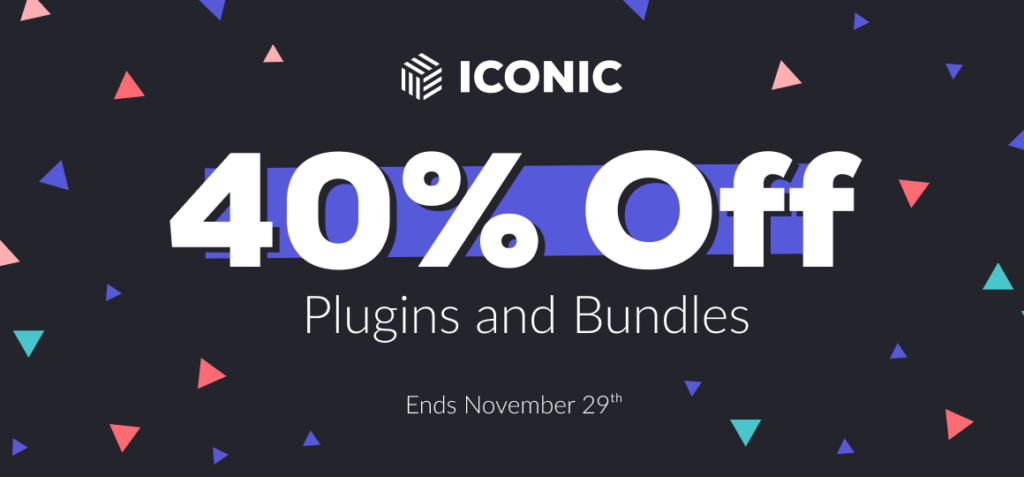 Iconic Black Friday social graphic