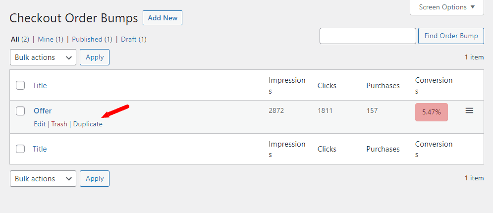 duplicate order bump sales booster