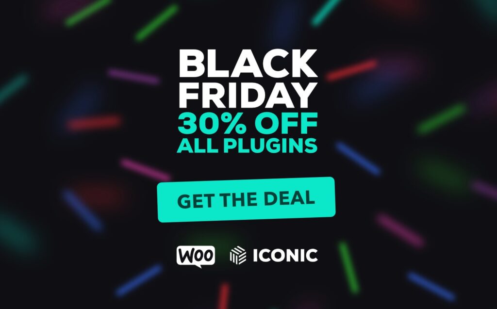 iconic black friday social graphic