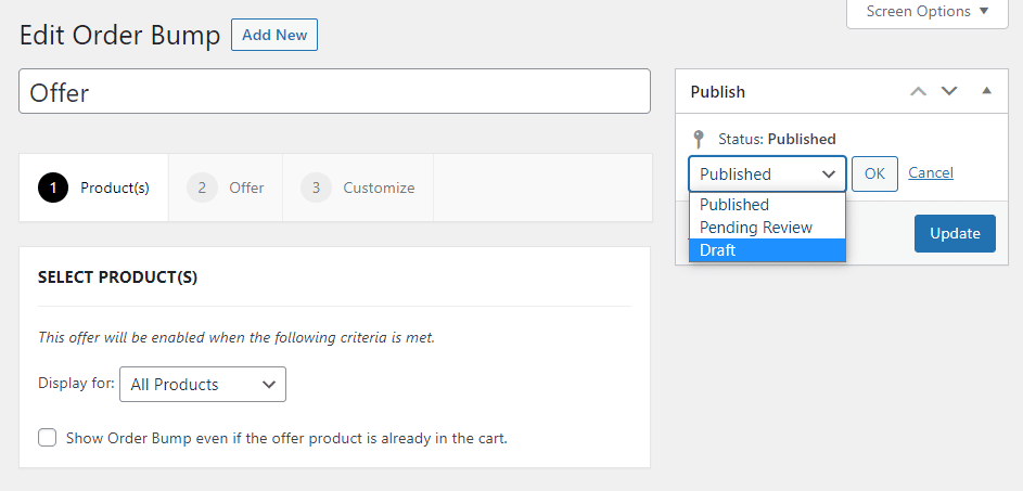 sales booster order bump