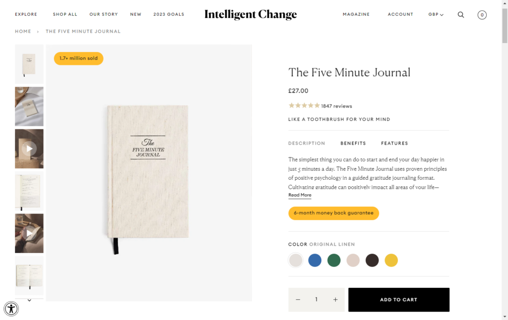 product image gallery example