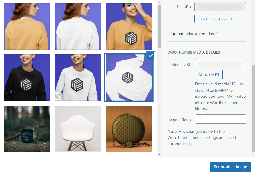 add video to product gallery
