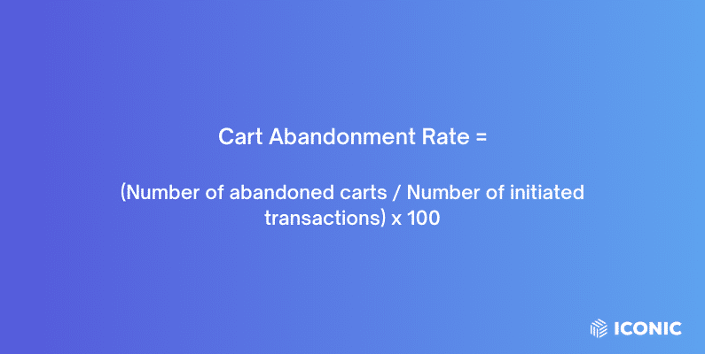 cart abandonment rate