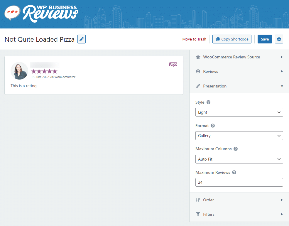 wpbr review collection