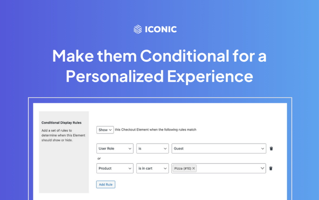 Flux Checkout Elements Conditional