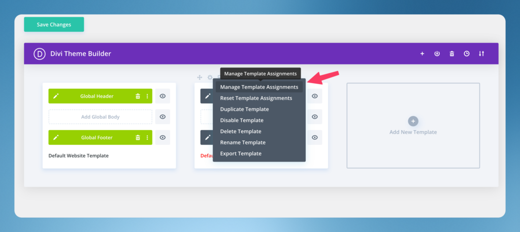 divi manage templates
