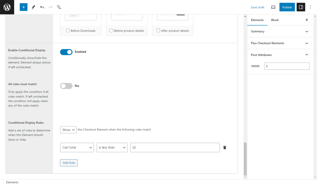 checkout less than 50
