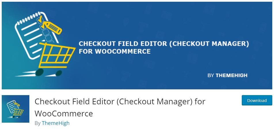 checkout field editor