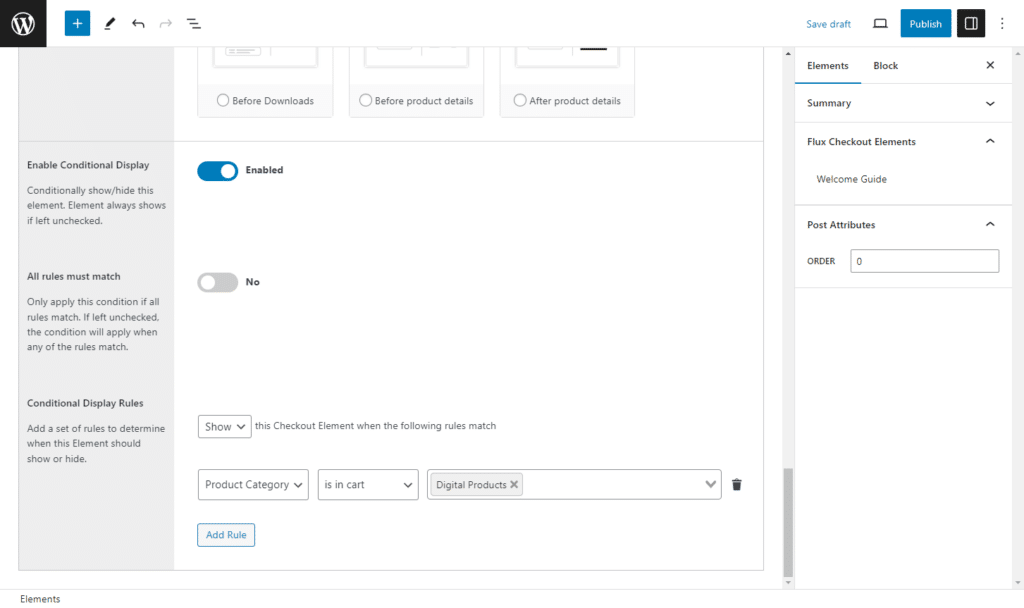 digital product review at checkout