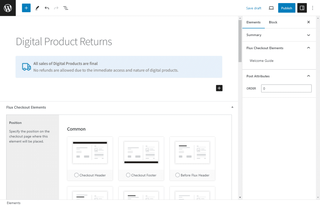 digital product returns policy