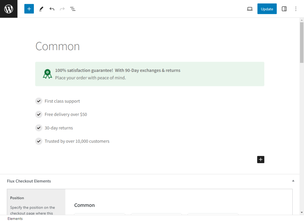 flux checkout why shop with us