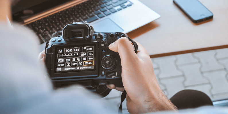 product photography camera settings