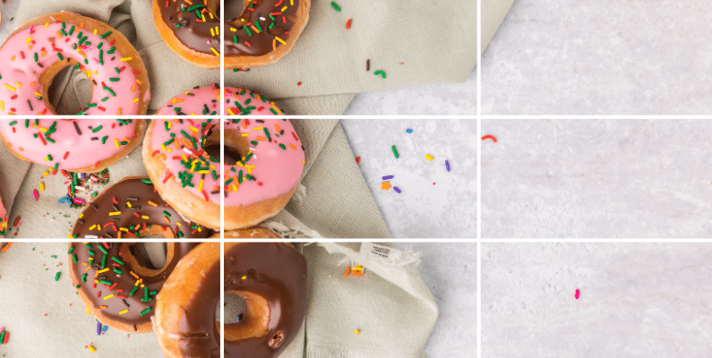 rule of thirds product photography